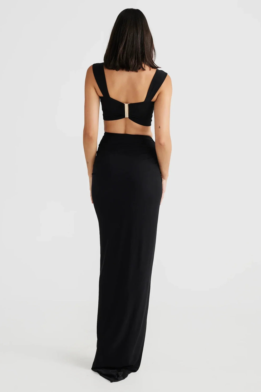 BÉLLEBOUTIQUE Cut Out Maxi Dress