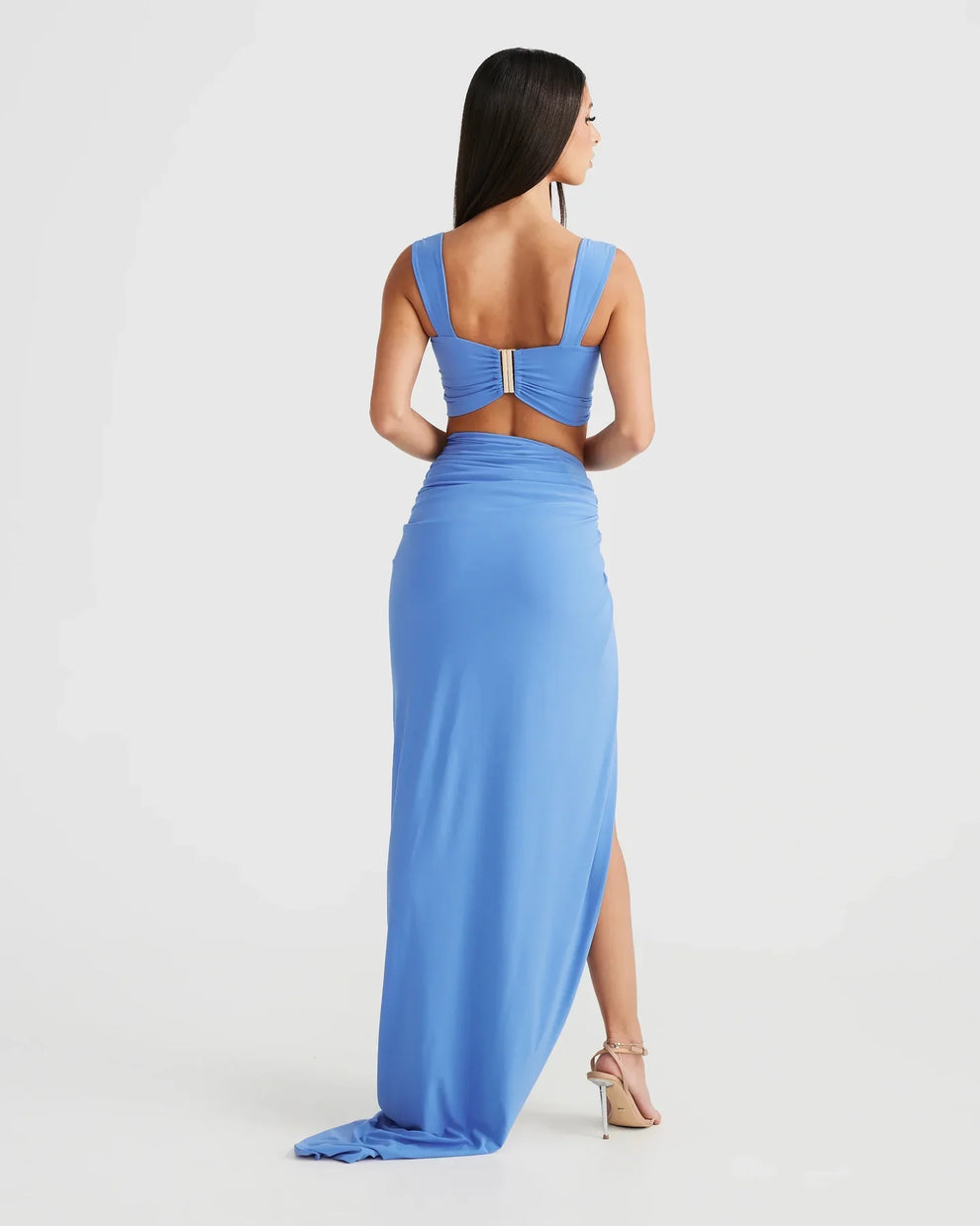 BÉLLEBOUTIQUE Cut Out Maxi Dress