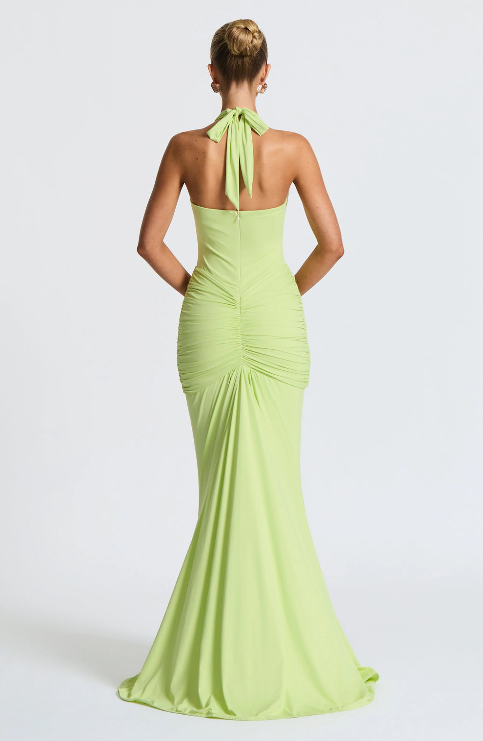BÉLLEBOUTIQUE Draped Jersey Maxi Dress