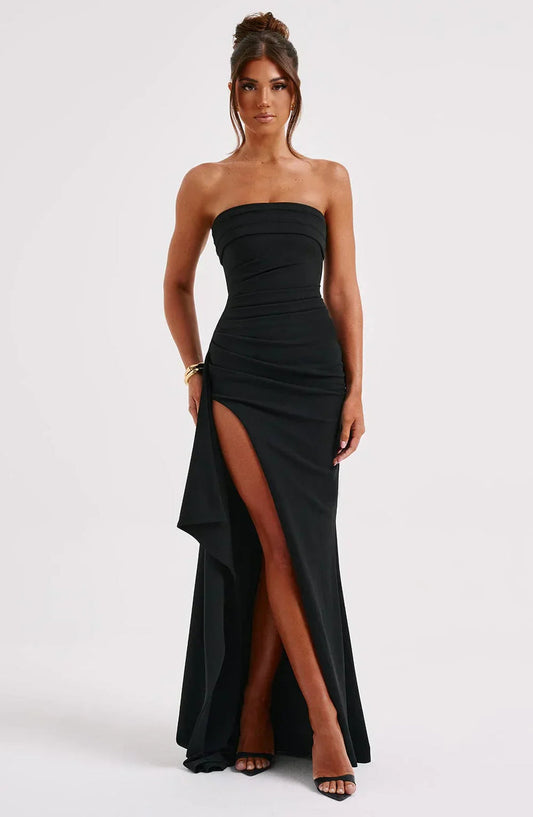 BÉLLEBOUTIQUE Raidiance Split Dress
