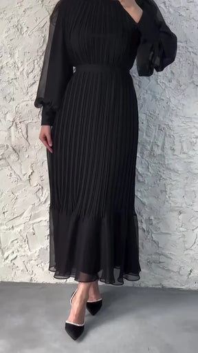 Maxikleid mit Gürtel